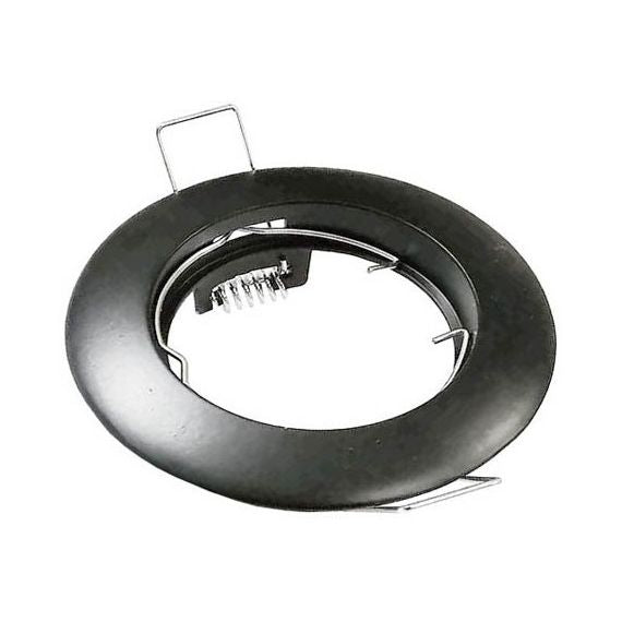 Supporto per faretto GU10 da incasso ?80mm nero Supporto per faretto GU10 da incasso ?80mm nero
